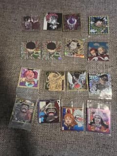 ワンピース ドラゴンボール 鬼滅の刃 シール ステッカー 　まとめ売りのサムネイル