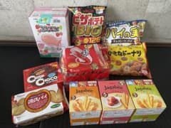 お菓子詰め合わせ 100サイズ じゃがビー パイの実 ポテチ クレーン