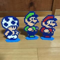 パーラービーズ (マリオ.ルイージ.キノピオ)のサムネイル
