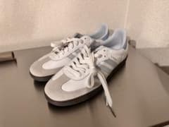 Adidas Samba ホワイト/ブルー 27.0cm 水色のサムネイル