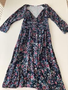 【週末値下げ☆】花柄カシュクールワンピース☆PARISインポートのサムネイル