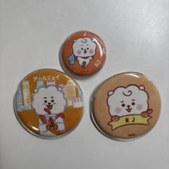 BTS ジン JIN BT21 RJ 缶バッジ 3点セット - メルカリ