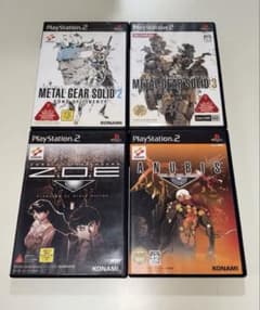 PS2 METAL GEAR SOLID Z.O.E ANUBIS小島秀夫 - メルカリ