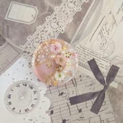 424 春色✴桜✴ピンク✴レジンヘアゴムキーホルダーブローチ - メルカリ