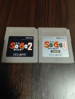 ゲームボーイソフト サガ2 秘宝伝説 サガ3 時空の覇者 2本セットのサムネイル