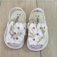 プティマイン お花 サンダル 白のサムネイル