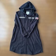 RODEO CROWNS ブラックミリタリーロングシャツのサムネイル