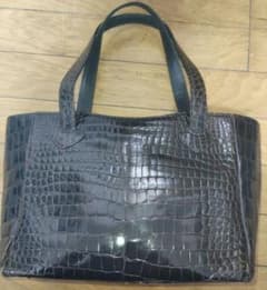 ＪＲＡ認定 クロコダイル ハンドバッグ