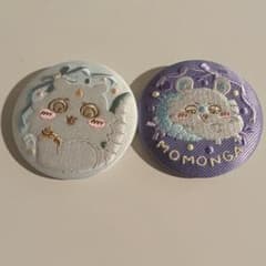 あのこ　モモンガ　刺繍缶バッチのサムネイル