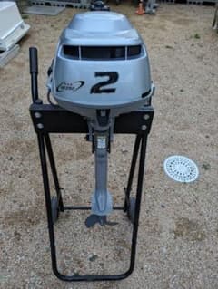 ホンダ 2馬力 船外機 パワーアッププレート仕様 S足  引き取り限定 山口のサムネイル