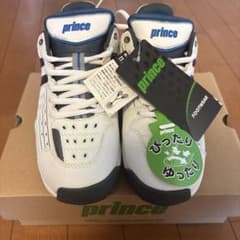新品 Prince テニスシューズ 23.5cm ホワイト/ブルーのサムネイル