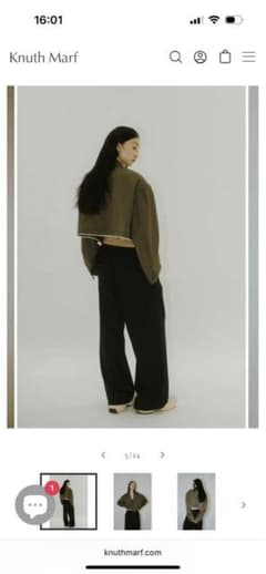2way dad jacket/greige (knuthmarf)のサムネイル