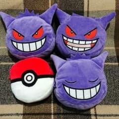 ポケットモンスター 顔型ミニポーチ　ゲンガー　4種