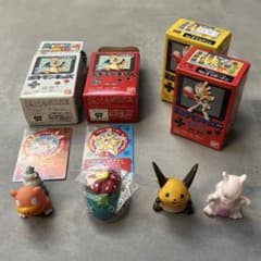 希少★ポケモンキッズ セット 当時物 食玩 平成レトロ 指人形 ゲームボーイ 希少☆ポケモンキッズ セット 当時物 食玩 平成レトロ 指人形