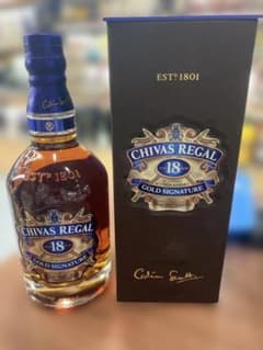 古酒 シーバスリーガル 18年 750ml 未開封 箱付 ゴールドシグネチャー 古酒 シーバスリーガル 18年 750ml 未開封 箱付 ゴールドシグネチャー