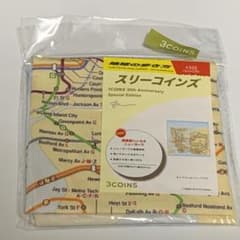 3COINS ハンカチ ニューヨーク地図柄のサムネイル