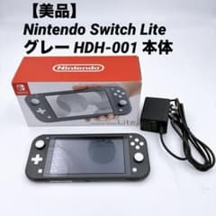【美品】Nintendo Switch Lite グレー HDH-001 本体