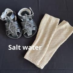 Salt water サンダル 5 &オーガニックコットンレッグウォーマーのサムネイル