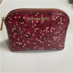 MICHAEL KORS マイケルコース スター柄 ポーチ ボルドーのサムネイル