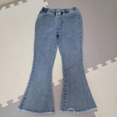 フレアパンツ ANAP キッズ ガール 女の子ボトムス デニムのサムネイル
