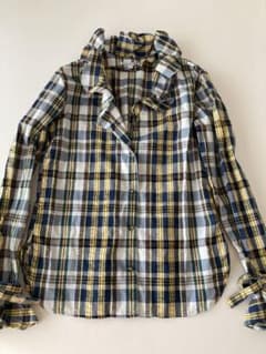 ハロウィンsale10/31迄☆UNIQLO チェックブラウスのサムネイル