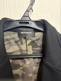 希少！！MAD HOUND ビジネスジャケット ブラック迷彩のサムネイル