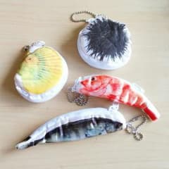 お魚　ミニポーチ　キーホルダーのサムネイル