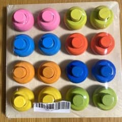 カラーリングのペグ遊び　モンテッソーリのサムネイル