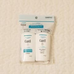 新品未使用！　キュレル ボディウォッシュ&ローション ミニセット 45ml×2のサムネイル