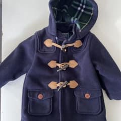 MIKI HOUSE ダッフルコート ネイビー キッズ 90のサムネイル
