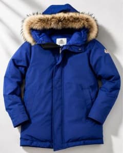 レア ピレネックス PYRENEX アヌシー ダウン ジャケット ブルー M 