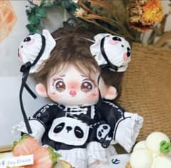 20cm 봉제인형 옷차림 전용 의상 팬더 소녀용