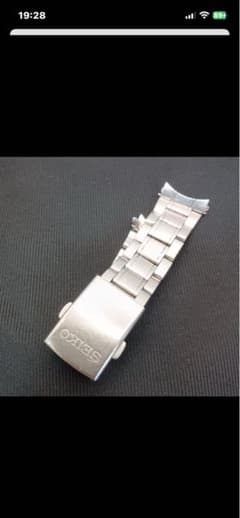 SEIKO 純正 ステンレス 時計ベルトのサムネイル
