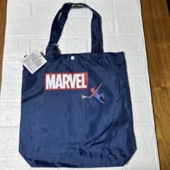 MARVEL 스파이더맨 에코백 네이비 박지