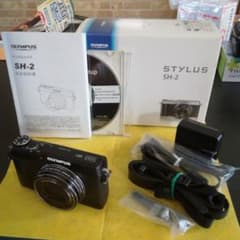 OLYMPUS オリンパス SH SH-2 BLACK  社外充電器予備電池一つのサムネイル