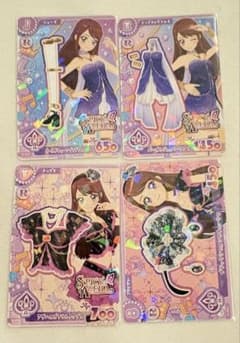 アイカツカード 4枚セット 紫吹蘭のサムネイル