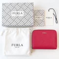 FURLA フルラ バビロン 二つ折り財布 RUBY レッド 箱 保存袋付きのサムネイル