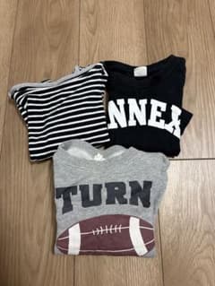 長袖カットソー 3枚セット 100cmのサムネイル