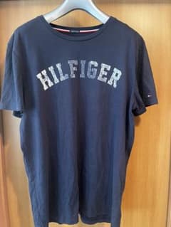 TOMMY HILFIGER Tシャツ オーガニックコットン ネイビー Lのサムネイル