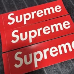 Supreme ロゴステッカー 3枚セットのサムネイル