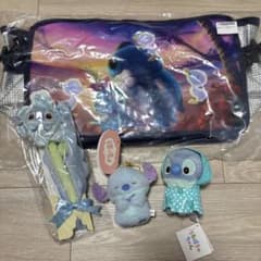 ディズニー　スティッチ　キーホルダー　保冷バッグ　セット