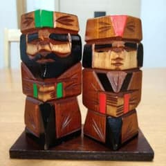 ◇昭和レトロ◇アイヌ木彫り人形◇ニポポ人形◇北海道民芸品◇土産品