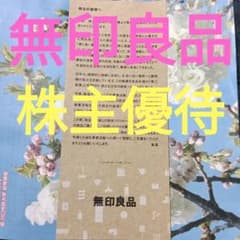 無印良品⭐️株主優待⭐️シェアホルダーカード⭐️ ７％オフでお買い物！!のサムネイル