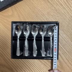 【新品未使用品】槌目ティースプーン5本セット　made in TSUBAMEのサムネイル