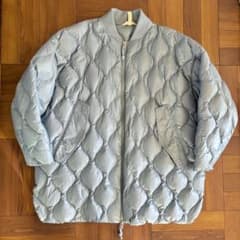 H&M ライトブルー キルティングボンバージャケットのサムネイル