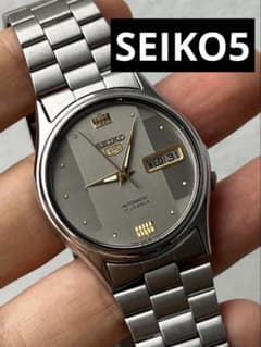 SEIKO　セイコー5　7009-3101 自動巻き　動作品 ユニーク文字盤 SEIKO セイコー5 7009-3101 自動巻き 動作品 ユニーク文字盤 - メルカリ