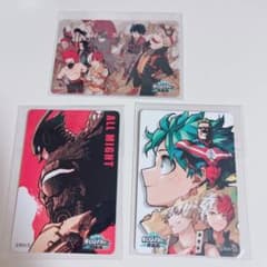 僕のヒーローアカデミア 原画展 マグネットステッカーコレクション 緑谷 爆豪 轟