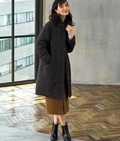 グリーンレーベルリラクシング ファー☆ノーステッチダウンコート 