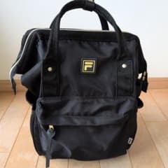 FILA 口金リュック バックパック ブラックのサムネイル