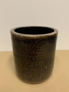 会津本郷焼 鰊鉢 にしん鉢 丸形 飴釉 骨董 - メルカリ